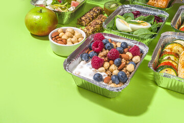 Healthy food delivery lunch boxes