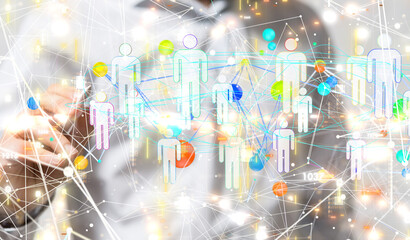 People team Social network group