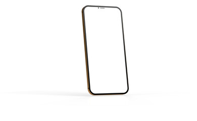 Smartphone. Mobile phone Template. Telephone 3d
