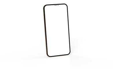 Smartphone. Mobile phone Template. Telephone 3d