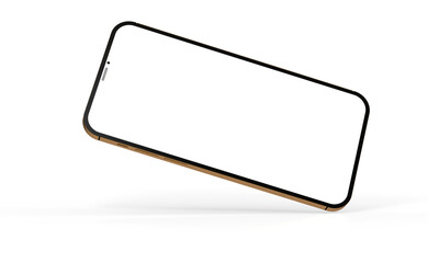Modern frameless smartphone Mock up