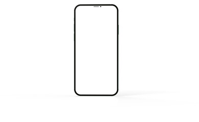 realistic smartphone template mockup for user experience presentation. Stylish concept design for websites, applications and landing pages.