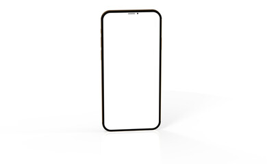 New realistic mobile phone smartphone mockup