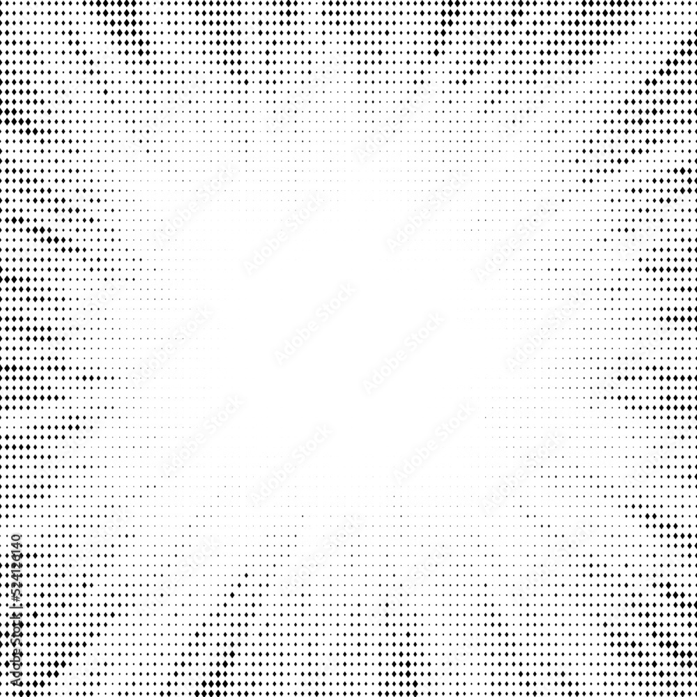 Poster halftone radial texture. comic style grain background. pop art faded textured frame. grunge speckle 