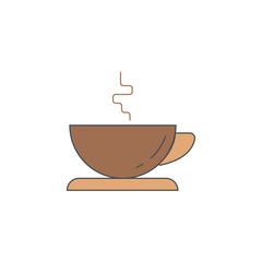 Tea cup icon. linear style. Can be used for web and mobile.