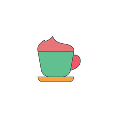 Cappuccino icon. linear style. Can be used for web and mobile.