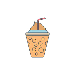 Frappe icon. linear style. Can be used for web and mobile. Vector illustration icon.