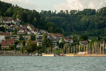 Panorama of Bodman Ludwigshafen at Lake Constance