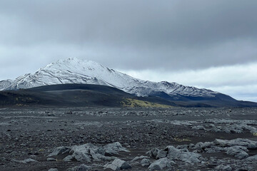 Upptyppingar tuff mountains in Iceland.