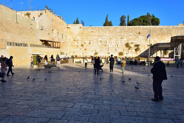 Holy Land of Israel. Jerusalem, Western Wall.