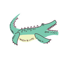 cute crocodile animal