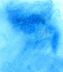 blue abstract watercolor background with paper texture
