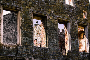 Fototapeta na wymiar Ruins of an old building in England