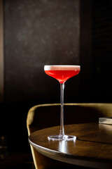 tasty cocktail on the table