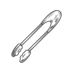 kitchen tongs icon