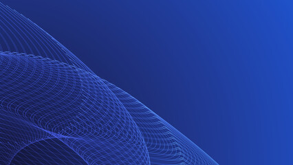modern blue line curve pattern, background for template, banner and poster.