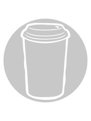 Logo Kreis Becher Kaffee 