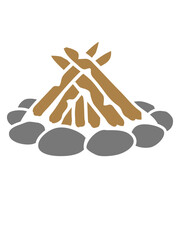 Lagerfeuerromantik Camping Lagerfeuer Zeltplatz 