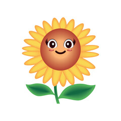 smile flower icon