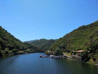 Fototapeta na wymiar Río Sil en Galicia