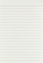 Obraz premium Notebook paper background. Paper lines