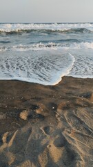 waves on the beach