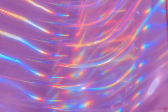 Prismatic Chromatic Holographic Aesthetic Neon Lights lines blur texture background
