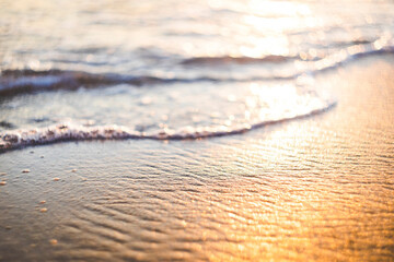 Sunset wave wallpaper