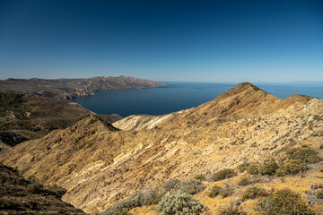 North Coast of Santa Cruz Island From High Mount