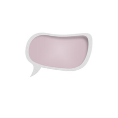 PNG. Purple Paper Speech bubbles.