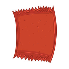 Isolated Bag of chips Fast food Vector