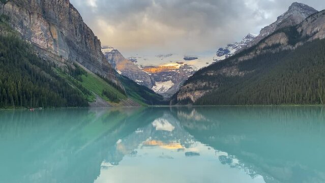 Sunrise at Lake Louise in the Canadian Rockies - Banff National Park