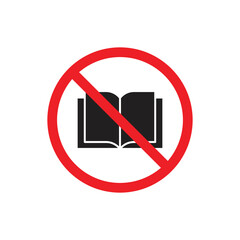 No book sign icon design isolated on white background. vector illustration