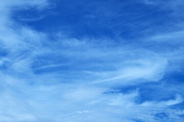 青空に浮かぶ美しい雲