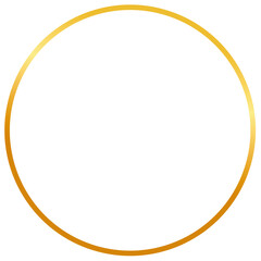 Gold Circle Frame