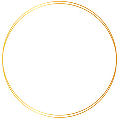 Gold Circle Frame