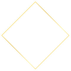 Gold Square Outline