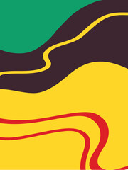 Vector illustration Modern abstract background with soft oval shapes, lines