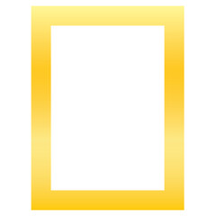 Gold square frame png