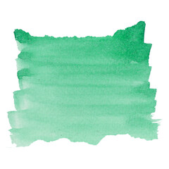 Green watercolor png