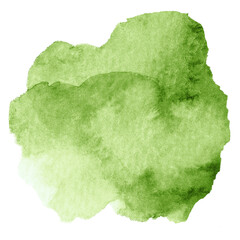 Green watercolor