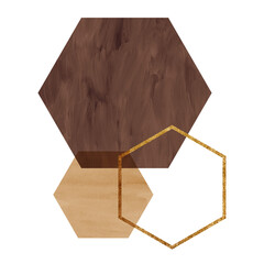 Hexagon Artwork, Geometric Art