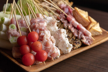 串焼きの盛り合わせ（生）