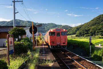 JR宇賀本郷駅　山口県下関市豊浦町