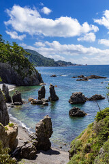 青海島海上アルプス　山口県長門市