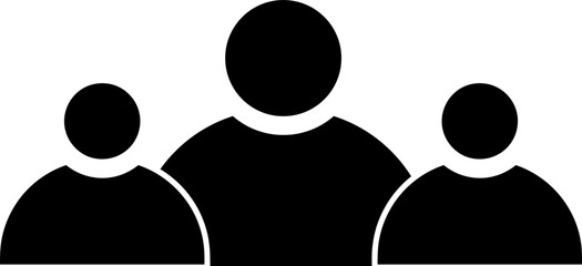 People icon vector. User, employee icon symbol illustration.eps