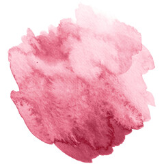 Pink watercolor splash