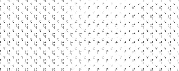 Christmas trees black and white background