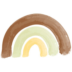 Watercolor Rainbow Clipart