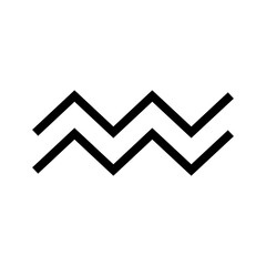 horoscope symbol in minimalist line style